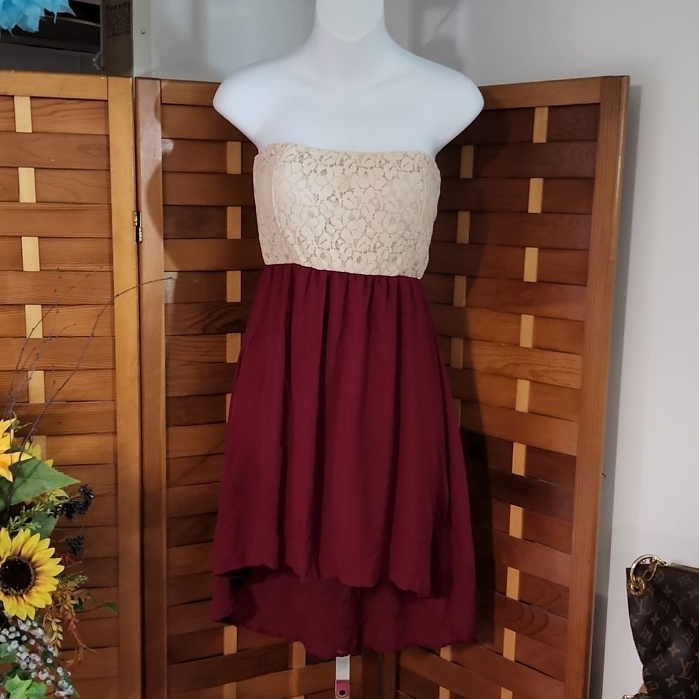 Body central strapless dress 👗
